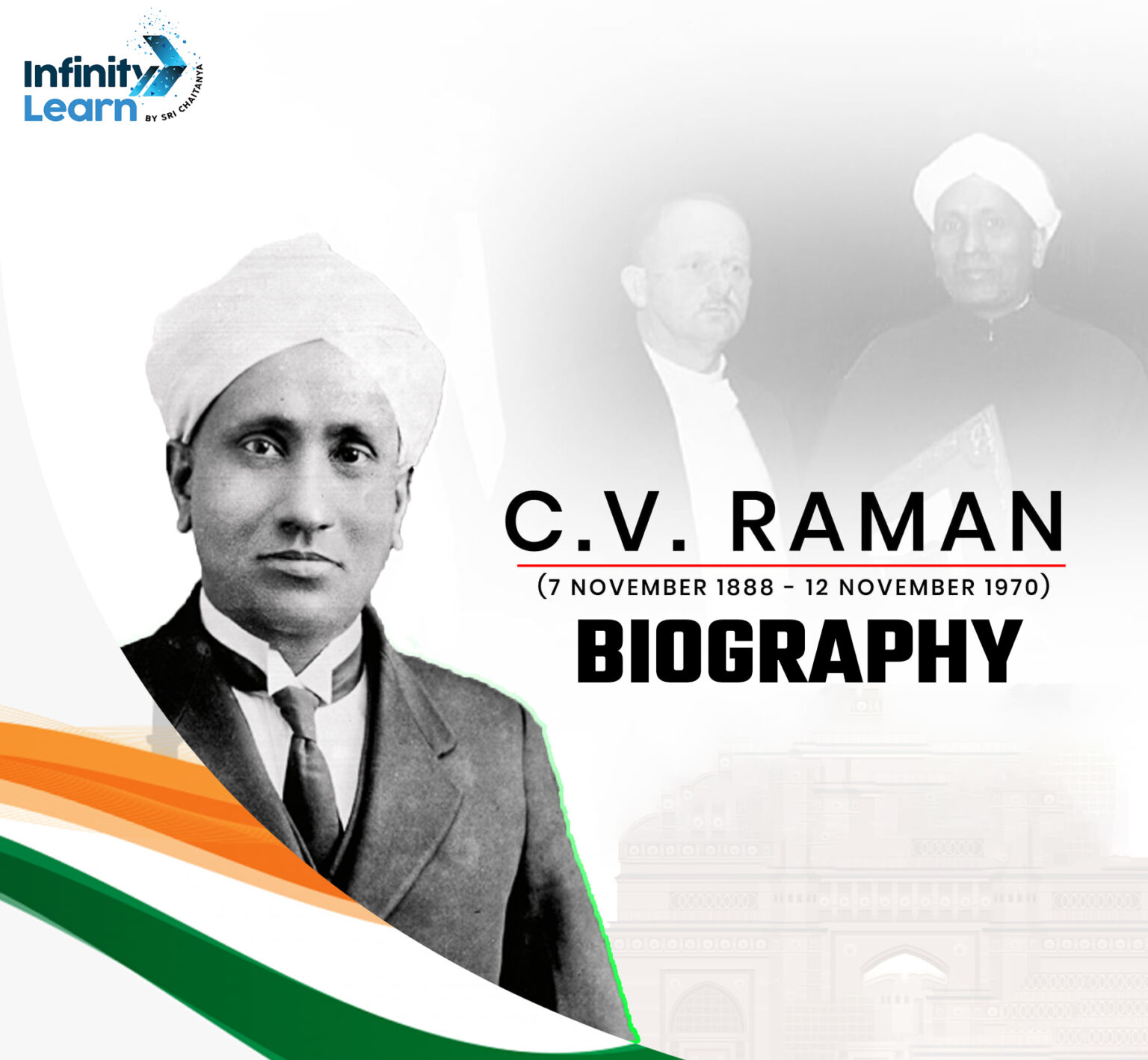 C.V. Raman Biography - Birth, Education, Invention and Awards