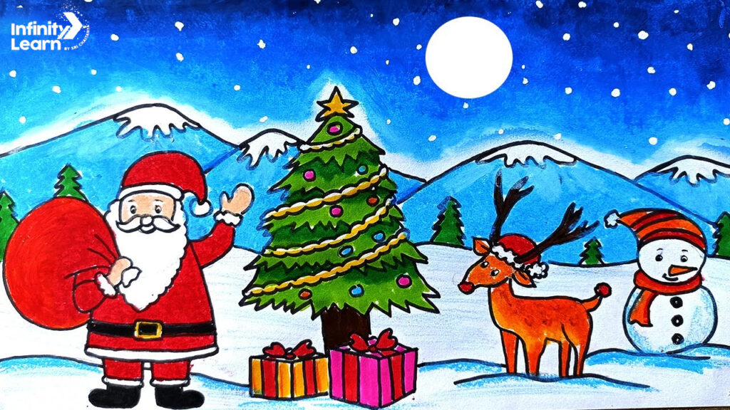 Christmas Drawing For Kids 