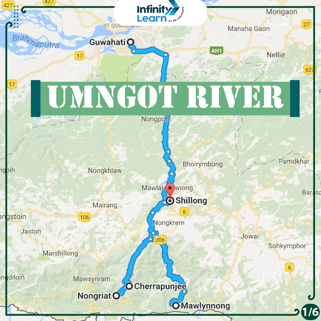 Umngot River Map
