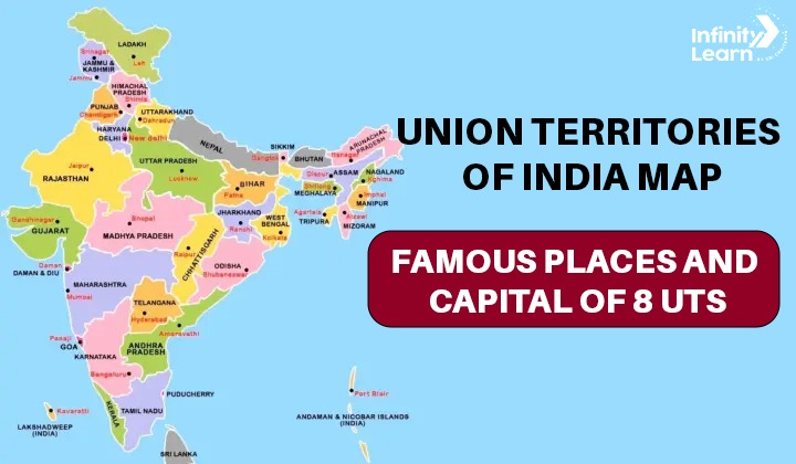 Union Territories of India Map