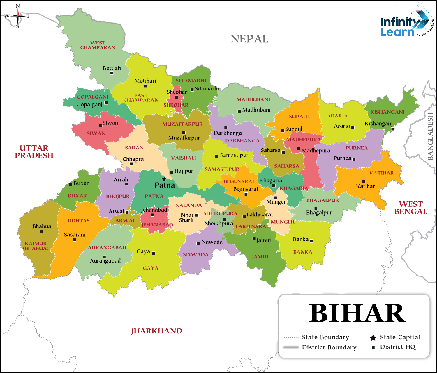 Map Of Bihar Copy 