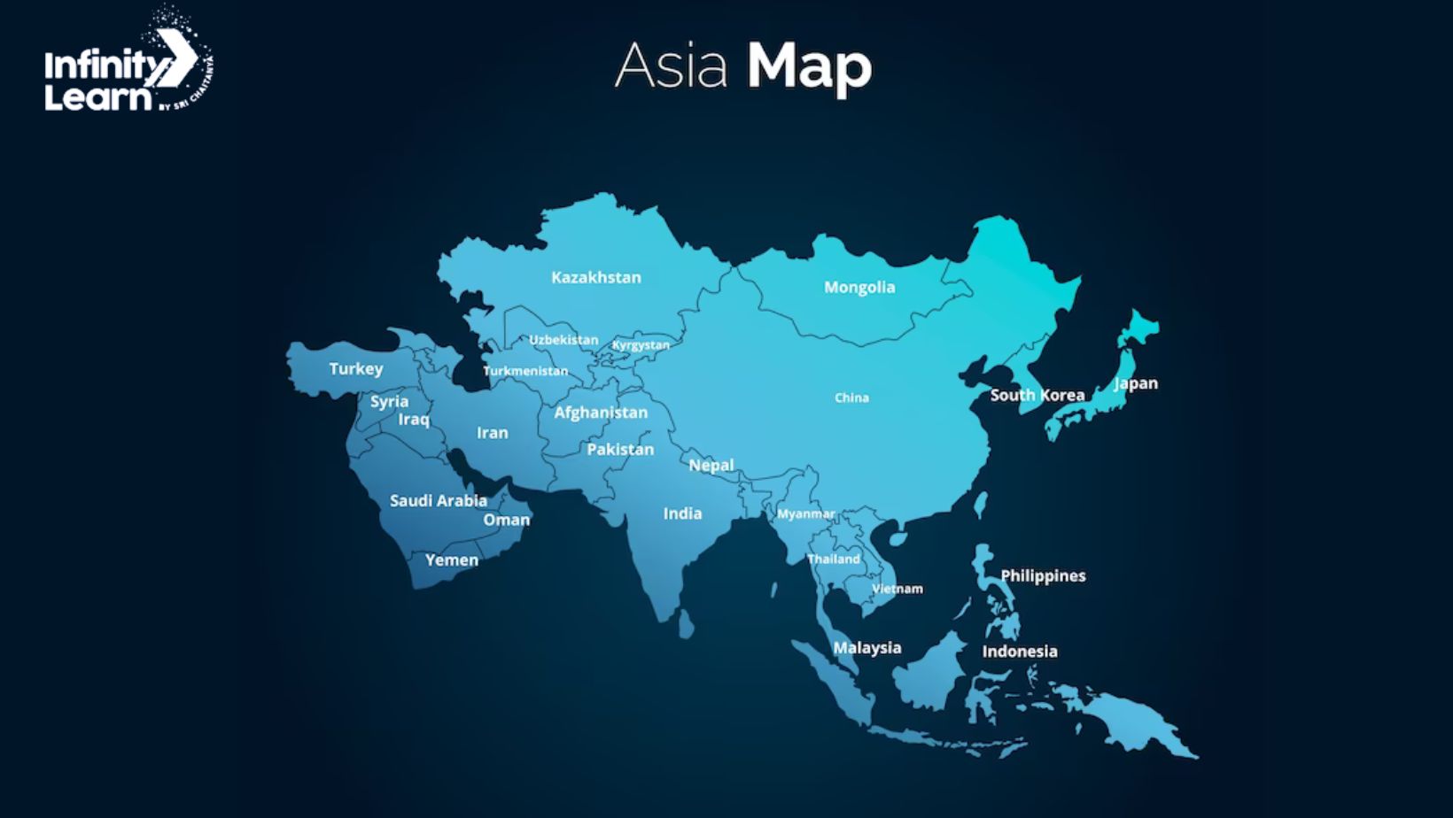 Map of Asia 