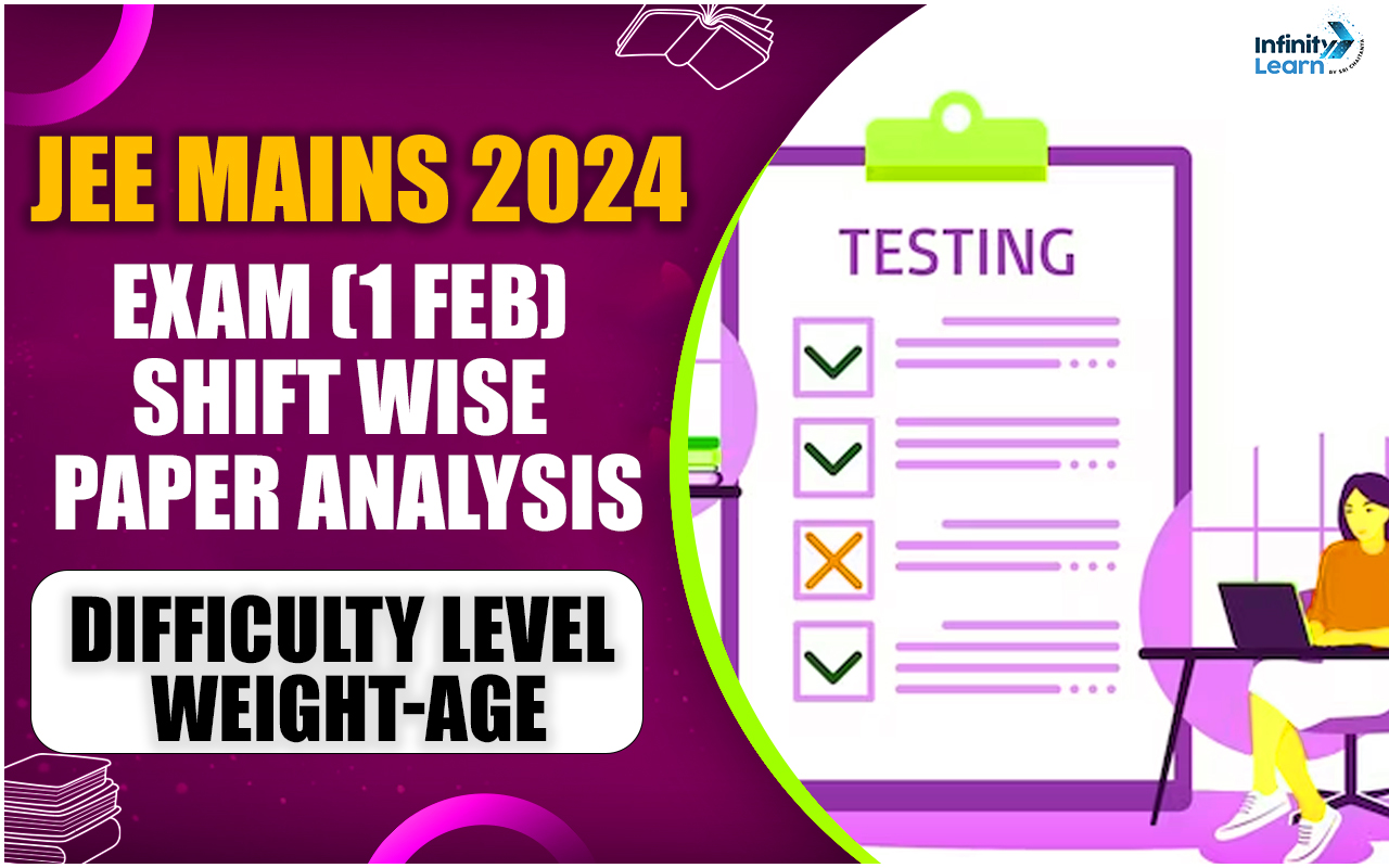 JEE Main 2024 Exam (1st Feb) Check Shift-Wise Paper Analysis and Difficulty Level Weight-age