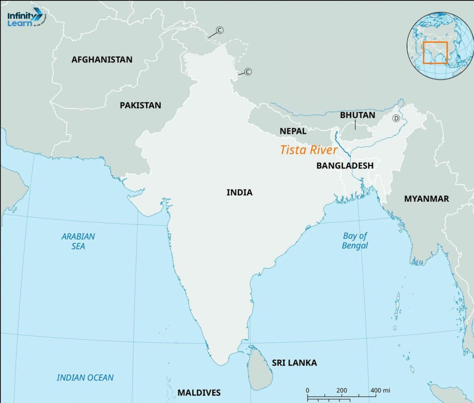 Teesta River Origin, Map, Tributaries, Dispute and Major Projects