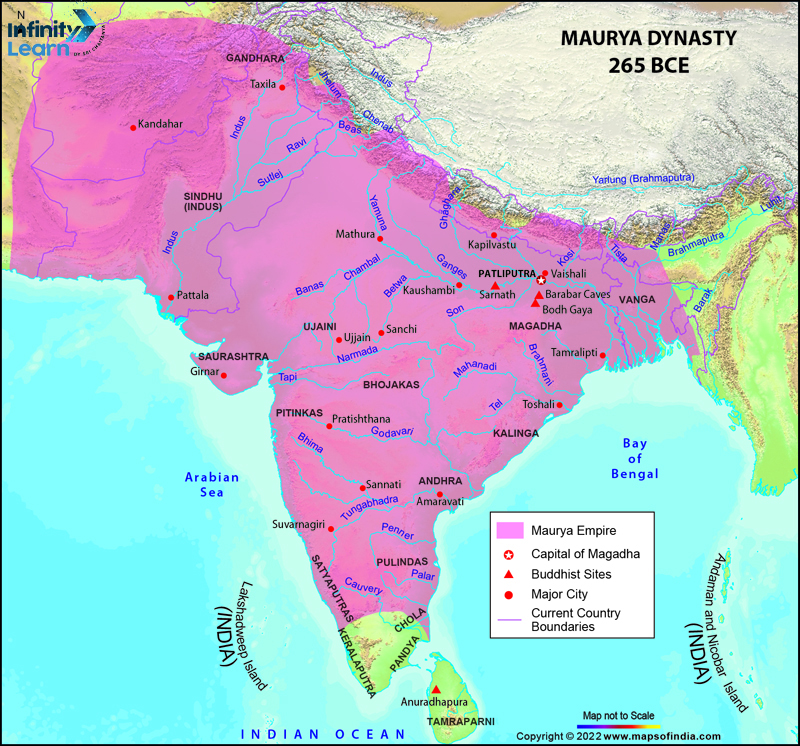 mauryan empire territory