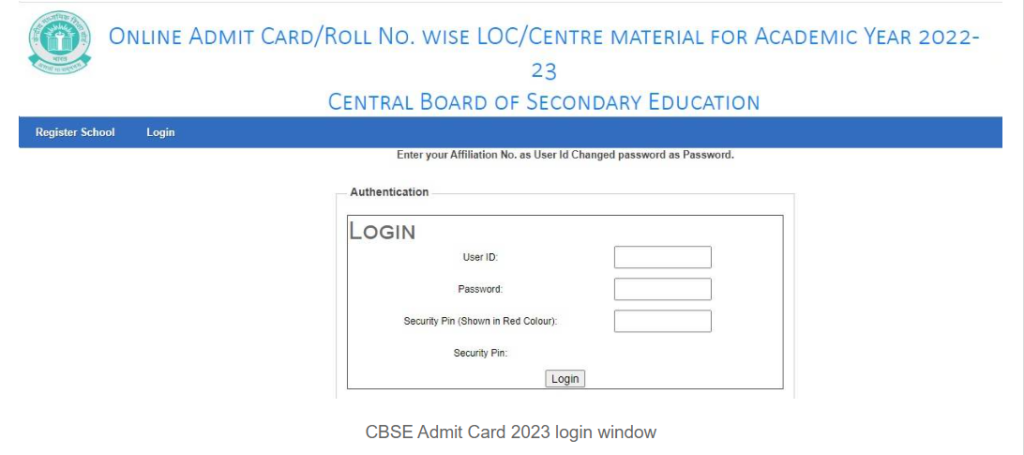 CBSE Class 12 Admit Card 2024