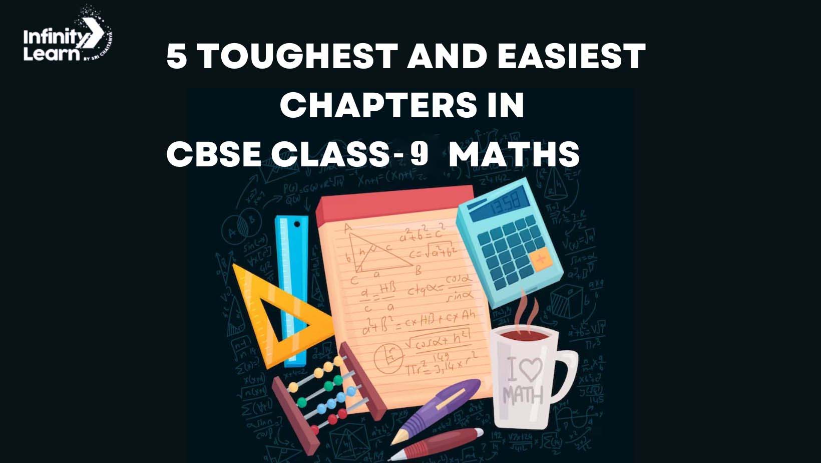 5 Toughest and Easiest Chapters in CBSE Class 9 Maths