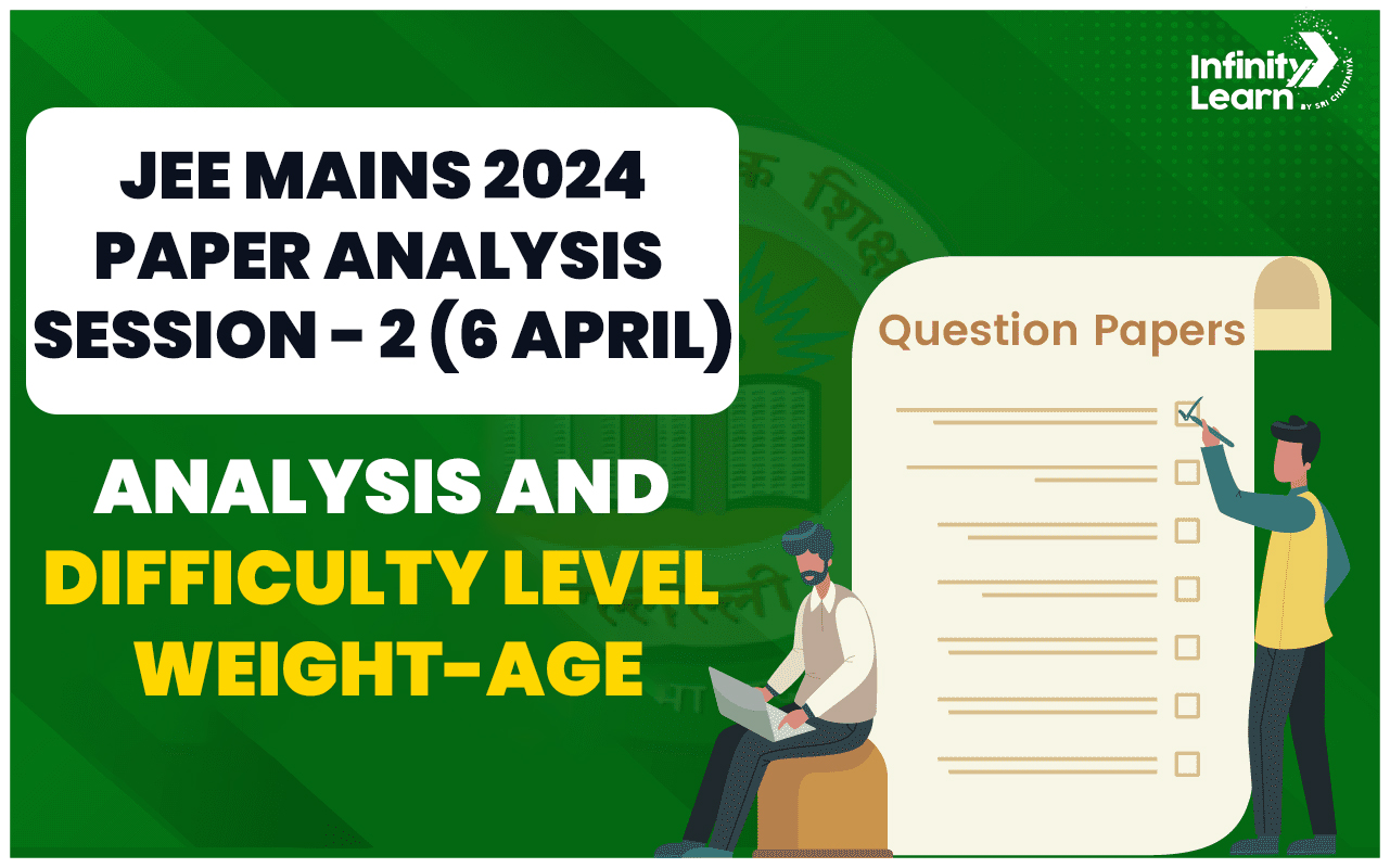 JEE Main 2024 Paper Analysis (6 April) Check Shift Wise Analysis and Difficulty Level Weight-age