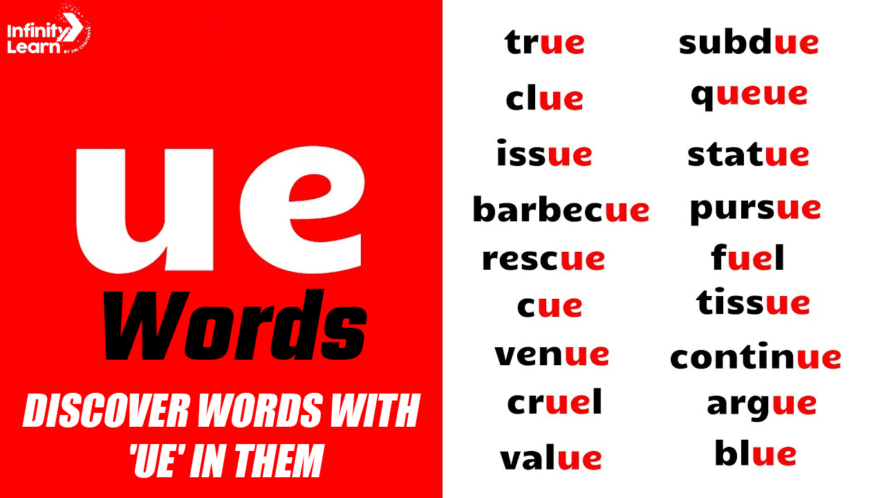 Discover Words with 'Ue' in Them 