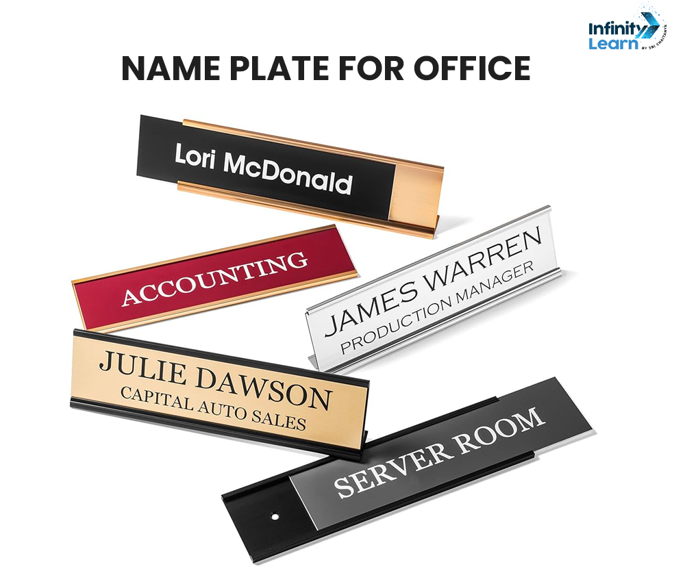 Name Plate for Office