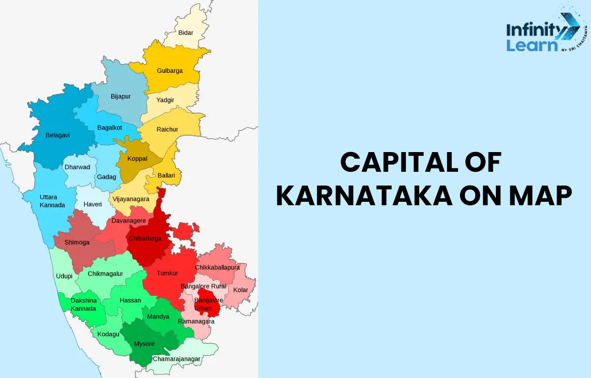 Capital of Karnataka on Map