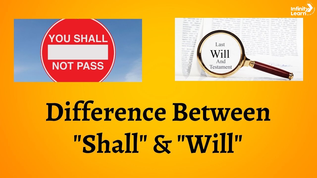 Difference Between Shall and Will