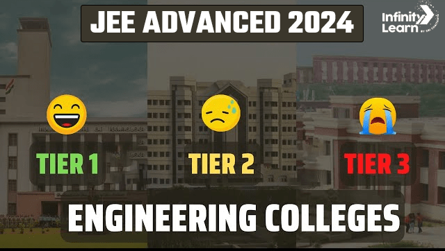 JEE Advanced 2024 – Tier 1, Tier 2, and Tier 3 Engineering Colleges