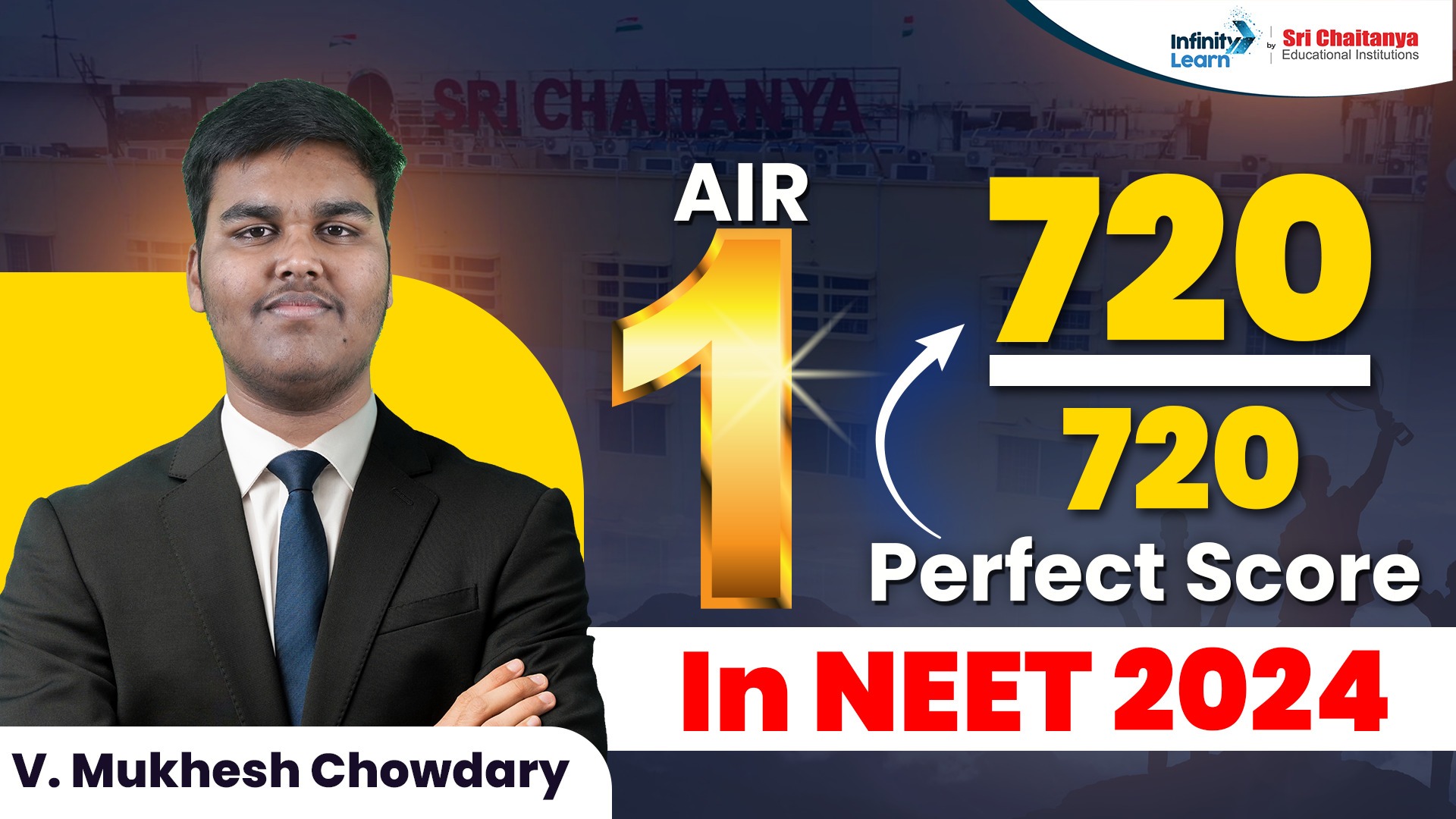 NEET 2024 AIR 1 V Mukhesh Chowdhary