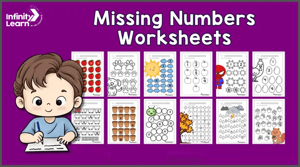 missing numbers worksheet