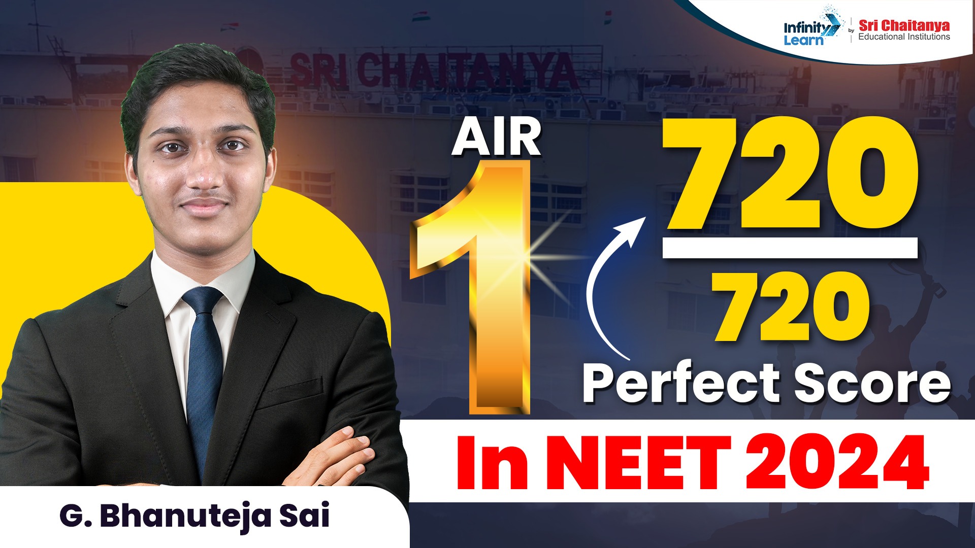 neet 2024 air 1 G Bhauteja Sai