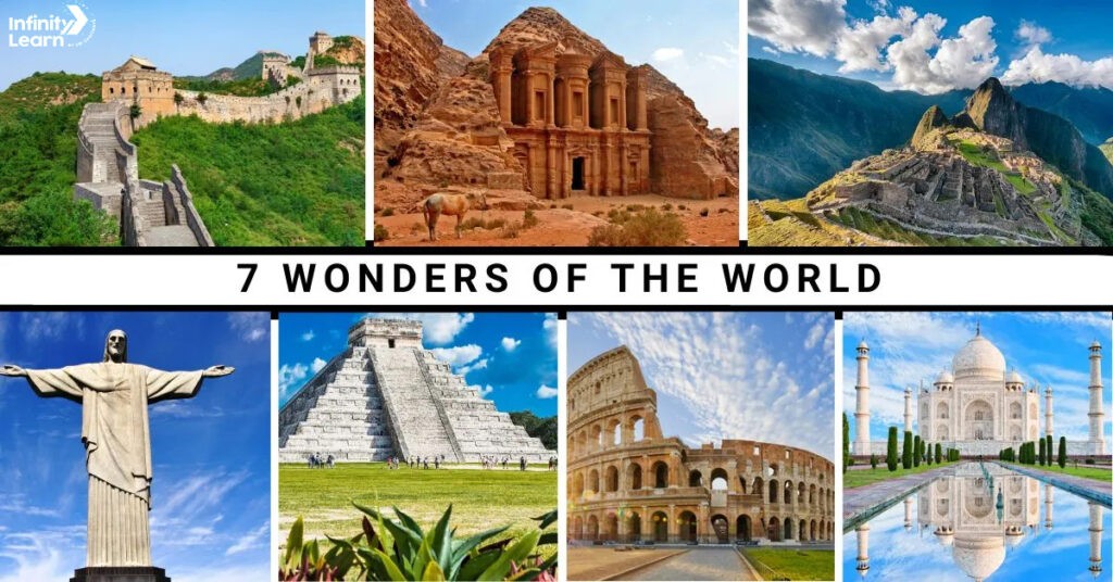 New 7 Wonders of the World images with Names