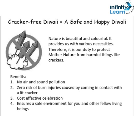 CRACKER FREE DIWALI POSTER MAKING FOR CLASS 11