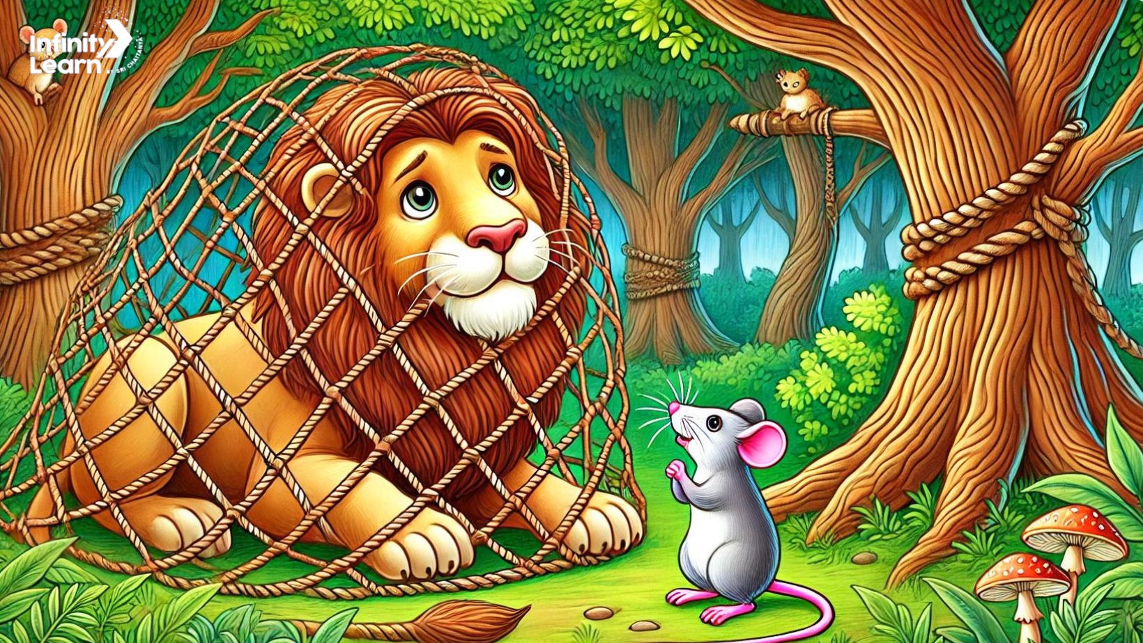 The Lion and Mouse Story | Moral Stories for Kids in English - IL