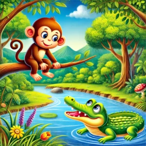 The Monkey and the Crocodile