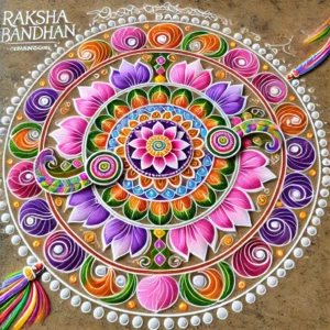  raksha bandhan rangoli simple and beautiful