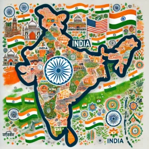 map of india