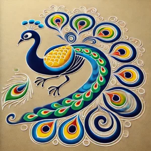 Peacock Rangoli