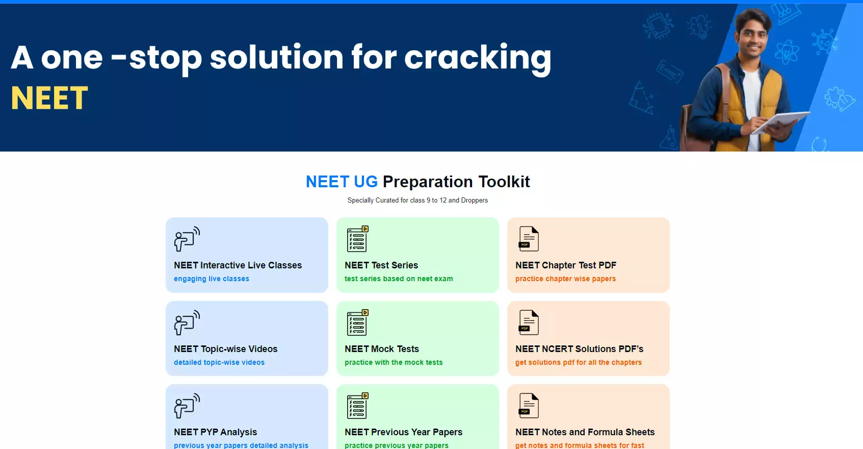 One Stop Solution for NEET Prep