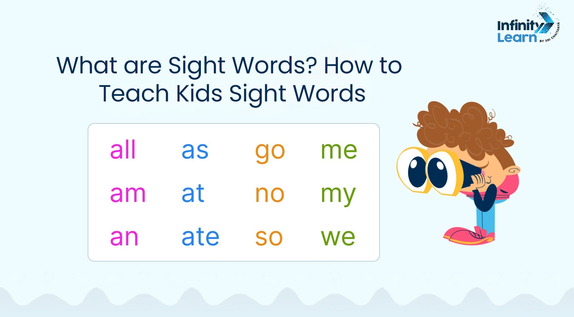 What are Sight Words. How to Teach Kids Sight Words 