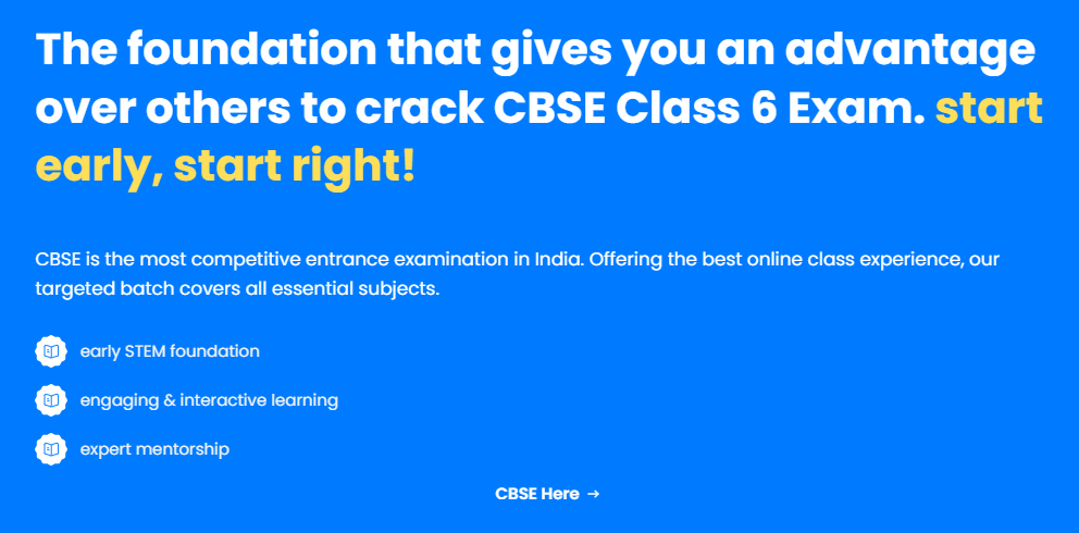 class 6 cbse foundation course