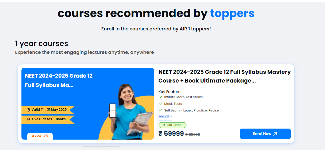 Online Course for NEET Class 12