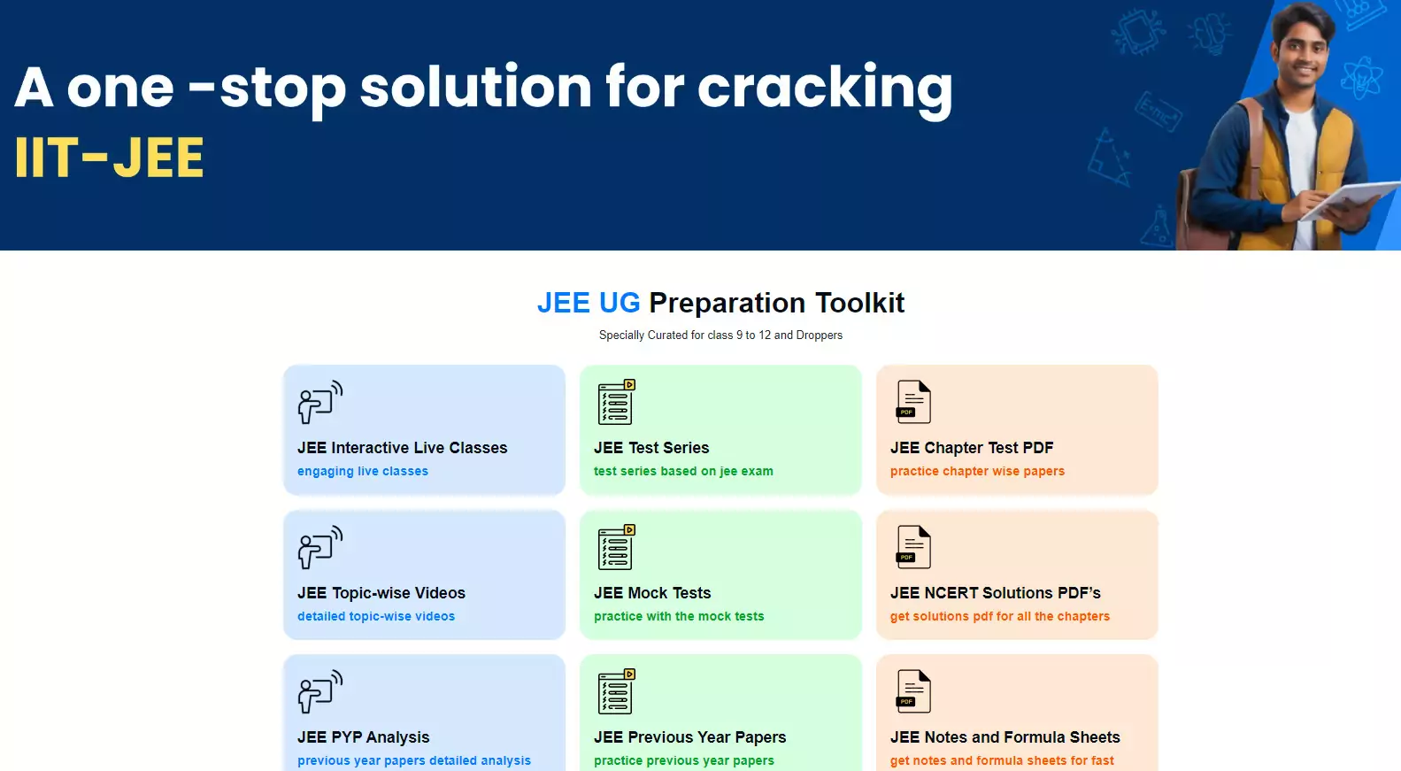 One Stop Solution for JEE Prep