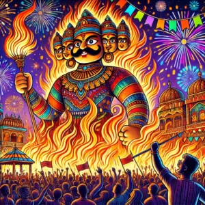 Burning of Ravana’s Effigy