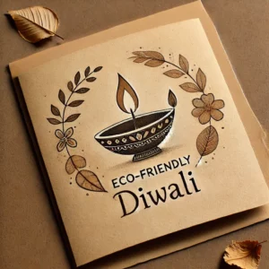 Eco friendly diwali card