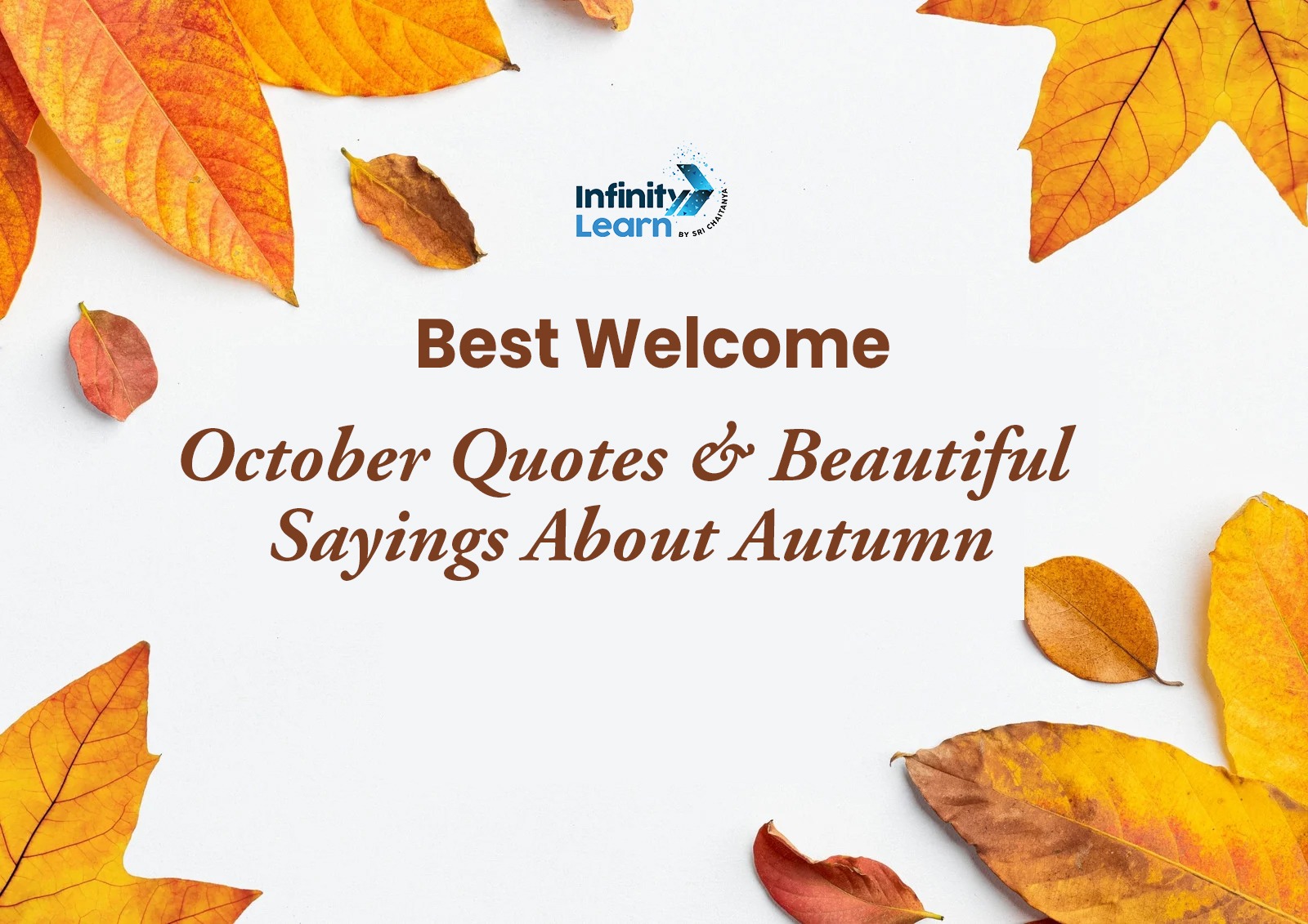 Best Welcome October Quotes