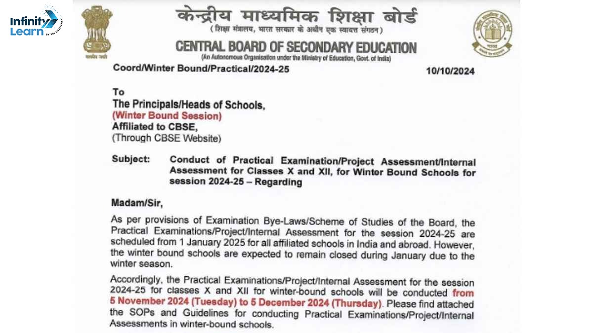 CBSE Practical Exam Date 2025 PDF Download