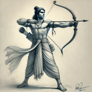 Dussehra drawing easy and beautiful