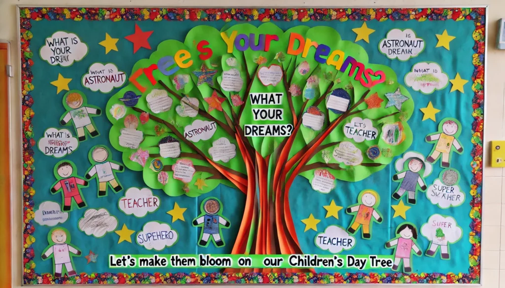 children's day board decoration