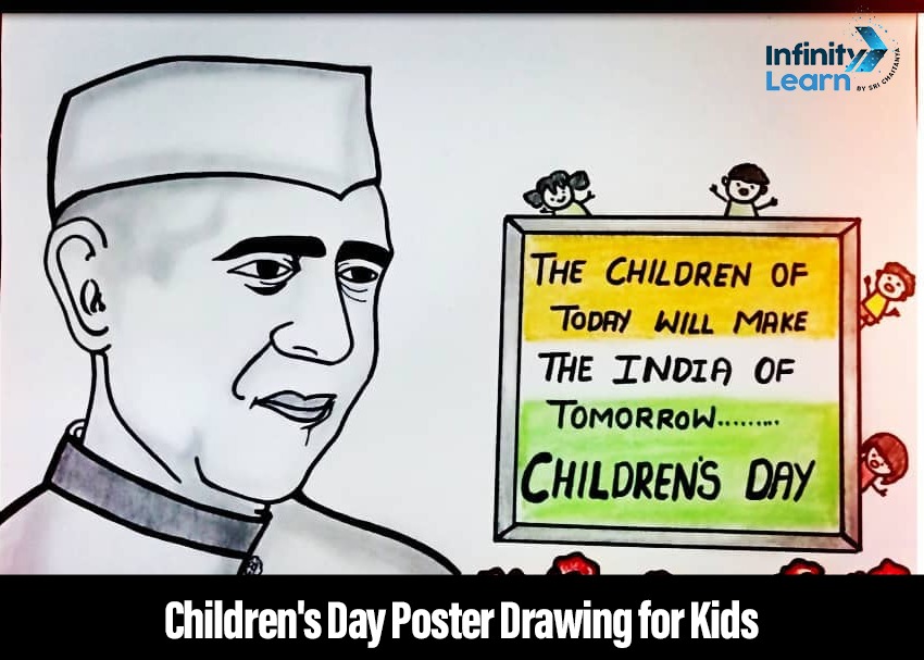 Children's Day Poster Drawing for Kids 