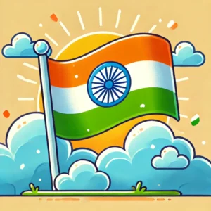 Republic day drawing Tricolor