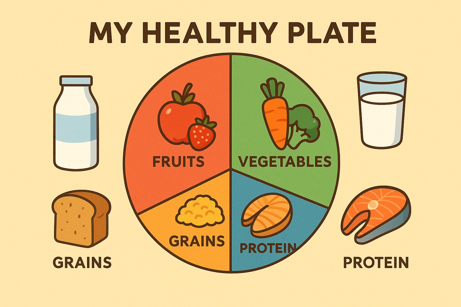 Balanced Diet Chart for School Project in English | Infinity Learn