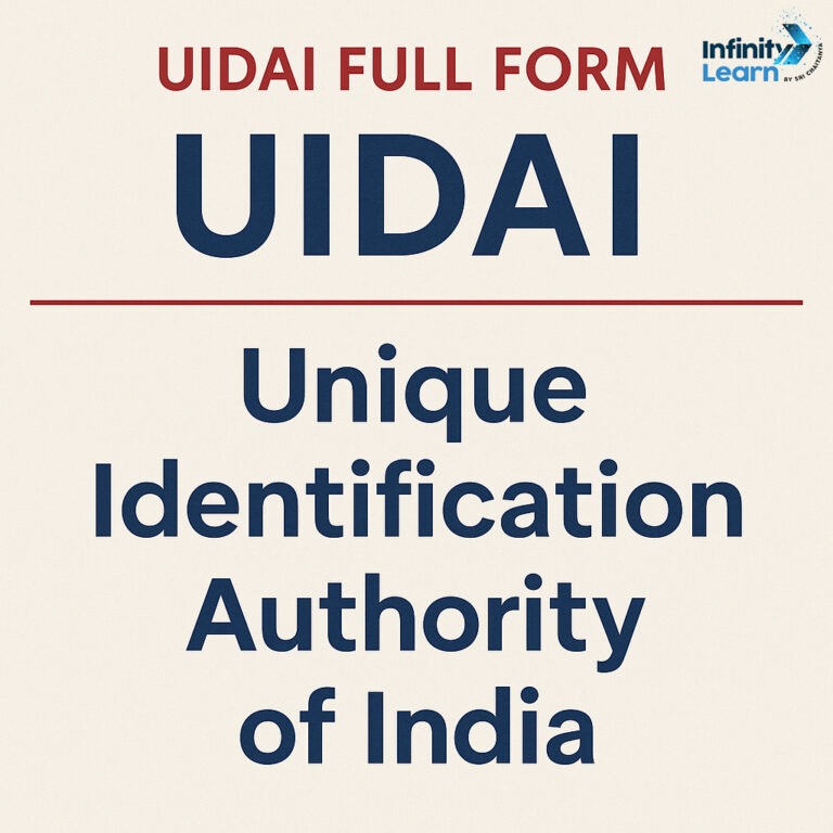 UIDAI Full Form - Unique Identification Authority of India | IL
